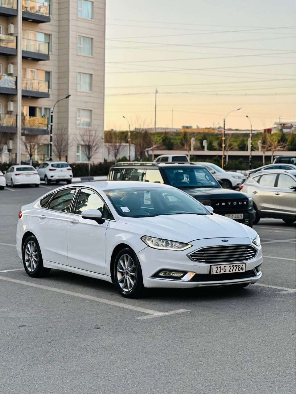‎فورد فيوشن ٢٠١٧ كلين تايتل
‎مةكينةي ٢.٥ مةرغوب٢ پارجة بؤياخ بي ئرباگ بي ناوگرتن
‎مواصفات SE
‎فول مواصفات بةس سلايت نية
‎شاشة 
‎فةرشي بيلادي ماوة
‎٤ تايةوويلي لؤكي ژيراية
‎٢ كوشني پيشةوة كارةباي 
‎تةبريت مةركةزي
‎جةگ و سپيري دانةگيراوة
‎نموونة لة جواني  پاكي و بي مةسرةفي
‎گيرو مةكينةو كارةباي بةشةرت
‎لوكة 
‎تةنانةت گلوپي مةكينةش ئيشناكات
‎نرخي129 وةرةقة وً مةعامةلةية
‎سعري نازةنيت پةيوةندي مةكة  
***********
‎ سليماني السليمانية, العراق
