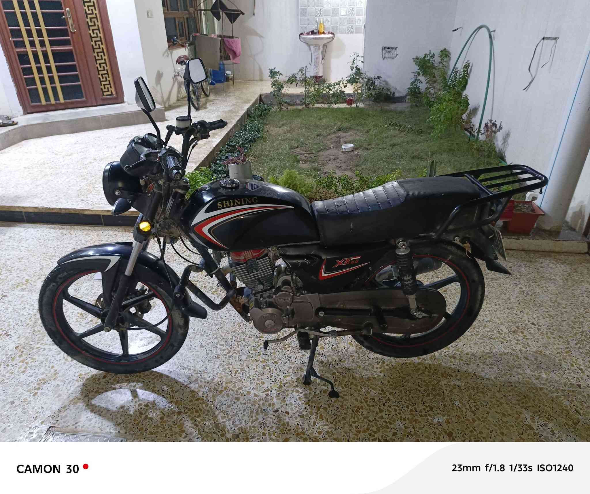 للبيع دراجة شايننك موديل 2023 🚨
عليها كفالة عامة سنوية وبيها رقم إنكليزي نظامي
مناسبة للمشاوير اليومية والاستخدام الشخصي
السعر: 1,600,000  (قابل للتفاوض البسيط)
للاتصال: (***********)
المكان: (ديالى تقاطع القدس ) بعقوبة, ديالى
