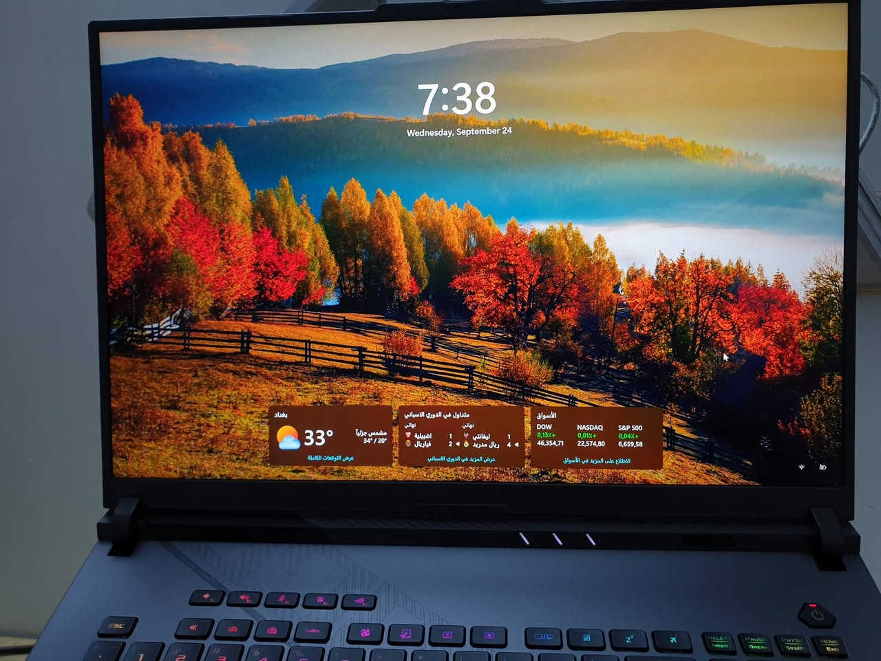 Asus Rog Strix g18 2024
السلام عليكم لابتوب للبيع من رخصة الادمن ارجو الموافقه
شاشة 18 انش ips 
Cori9 14900hx
4070
32 كيكا رام ddr5
2Tb SSD 
Battery life 85%
نظافة 99% 
مع مبرد هوائي من فانتك وجنطه هدية
السعر مليونين و٦٠٠


**إذا كنت صاحب هذا الإعلان وتريد حذفه لأي سبب، رجاءا أرسل رسالة إلى الدعم الفني**