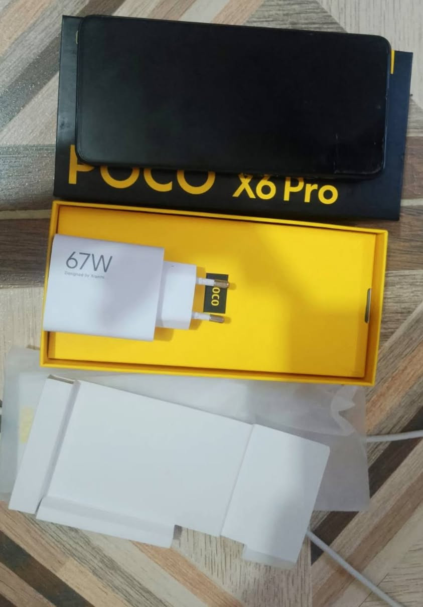 سلام عليكم
للبيع poco x6 pro 5g نضافة 100%
كامل ملحقات الحافضة والشاحنه 67واط والكيبل 
جهاز كله عل بلاد شخط مابي
ذاكره 512
معالج دايمنسيتي 8300
ببجي 120fps
مكاني كركوك قادسية الثانية 
سعر 375 بي مجال 
تواصل *********** واتساب او اتصال
