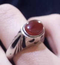 خواتم • فضة • حجر طبيعي