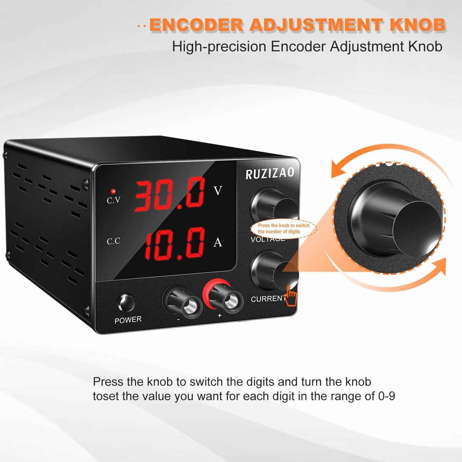 Power Supply (0-30V, 0-10A)
پاوەرسپلای بە هێزی (0-30) ڤۆلت و (0-10) امپیر
نوێ بەکارنەهاتوو 
نرخی 39 هەزار

Laboratory Power Supply (0-30V, 0-10A), DC Adjustable Power Supply with 4-Digit LED Display (Transmitter Adjustment Button/Output Switch), Black رانية, السليمانية


**إذا كنت صاحب هذا الإعلان وتريد حذفه لأي سبب، رجاءا أرسل رسالة إلى الدعم الفني**