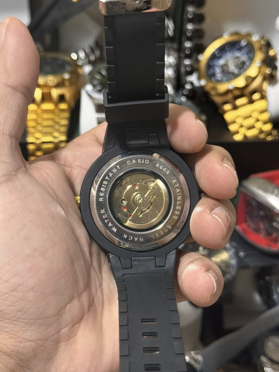 كاسيو جي شوك وزن وسط
الظهر كشف الداخل شكل فقط غير متحرك
السعر 15،000 مع التوصيل
للطلب على الخاص او على الواتساب
***********
