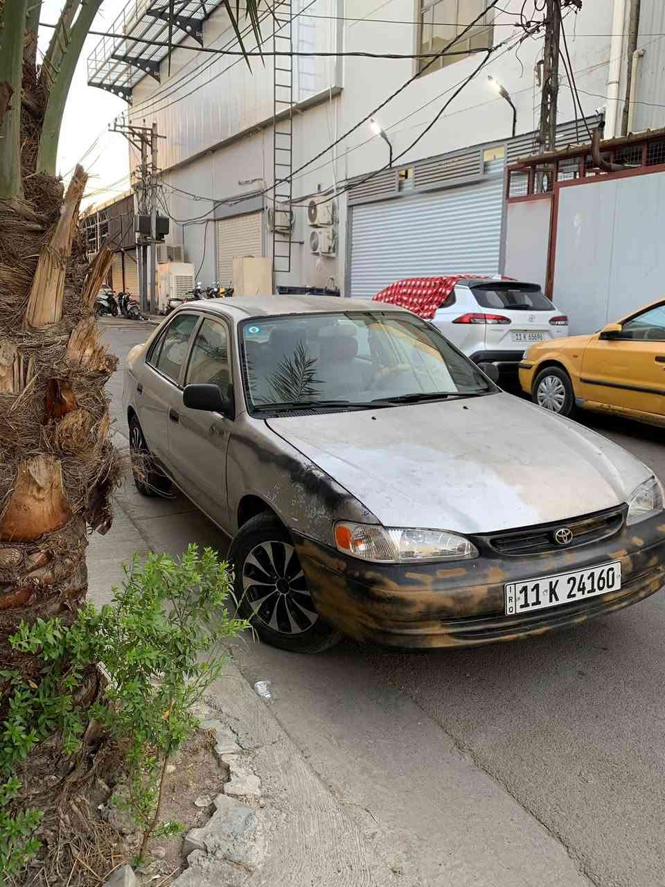 السلام عليكم كورلا موديل 2000 للبيع لون شمباني
مكينه 2000cc
محرك كير جدد 
منضومه  تبريد جديده 
راديتر ماء ومراوح جديد 
صدر جديد
 طخم تاير جديد
 باتري جديد 
جامة امامية جديدة
السياره جاهزة وأدامه كامله السياره 
حادثها جاملغ ايمن + بنيد رقم بغداد أنكليزي سنويه ل28
السياره باسمي تحول مباشر سياره نقصها بس صبغ مكاني كاظميه ساحة عدن السعر 57 اتصل ***********
***********

