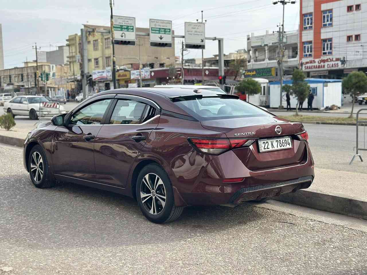 Nissan sentra 2021SV الظرر فقط البولند بدون دواخل صور الظرر مرفق مع صور المنشور كير محرك تحويل غرامات شرط ماشيه 82  السعر 124$ قفل رقم سنويه هزه تايرات تخم جديد مكان عقره ***********
