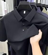أسود • ياقة حرير • M-5XL