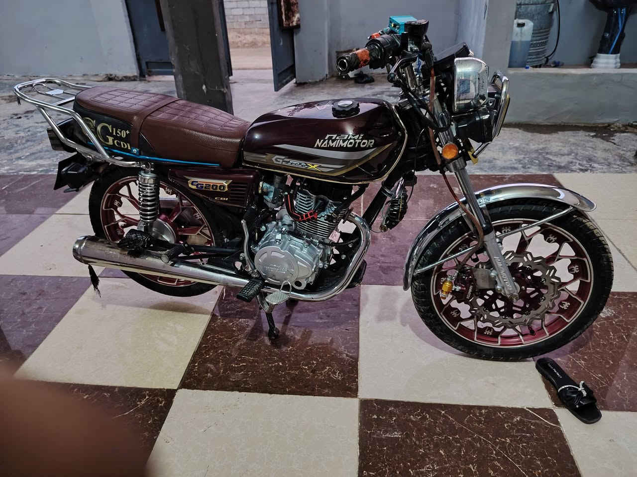 السلام عليكم دراجه نامه برو موديل 2025 سعر 775 للاتصال عله هاذه الرقم *********** مكاني ديالئ منصوريه الجبل
