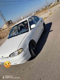 اكسنت موديل 96 للبيع فقط سيارة گير عادي رقم بغداد الجديد شرط التحويل م...