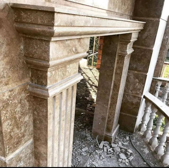 جانب من أعمالنا نتمنى ان تنال اعجابكم .
كادر متخصص في اعمال الواجهات لكل انواع المرمر والجف قيم 
بكافه التصاميم الحديثة 
عملنا فقط في كربلاء 
هاتف ***********
