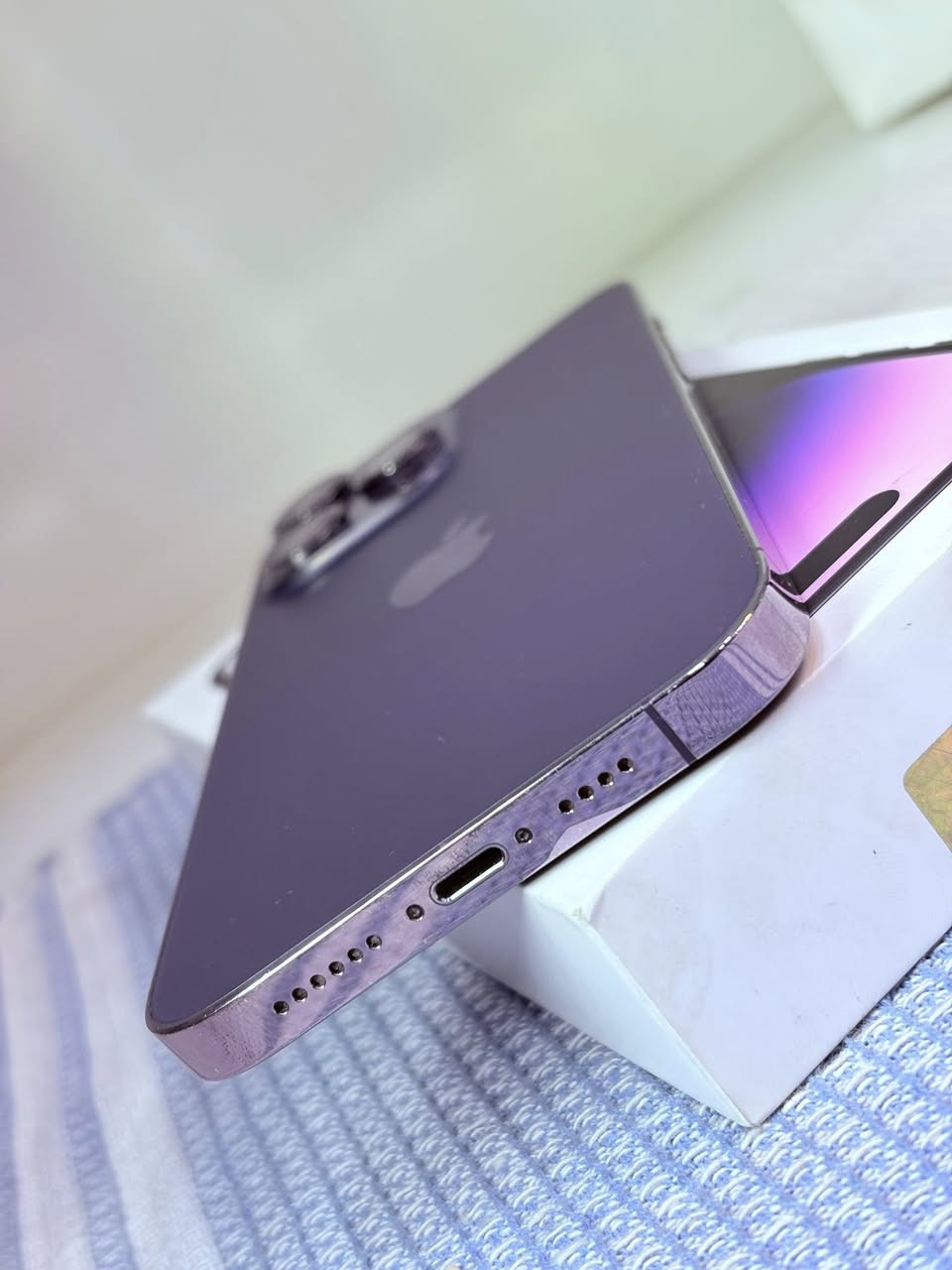 Iphone 14 Pro Max 256 Master
ايفون 14 برو ماكس ذاكرة 256 لون البنفسجي
بلادي لا مفتوح ولا داخل صيانة
نسخة الشرق الاوسط ضمان ماستر
نموذج M
نظافة 1000/100 مكفول من الزلغ
بطارية البلادية 83%
كارتونة موجودة مطابقة
مكاني زيونة
***********
