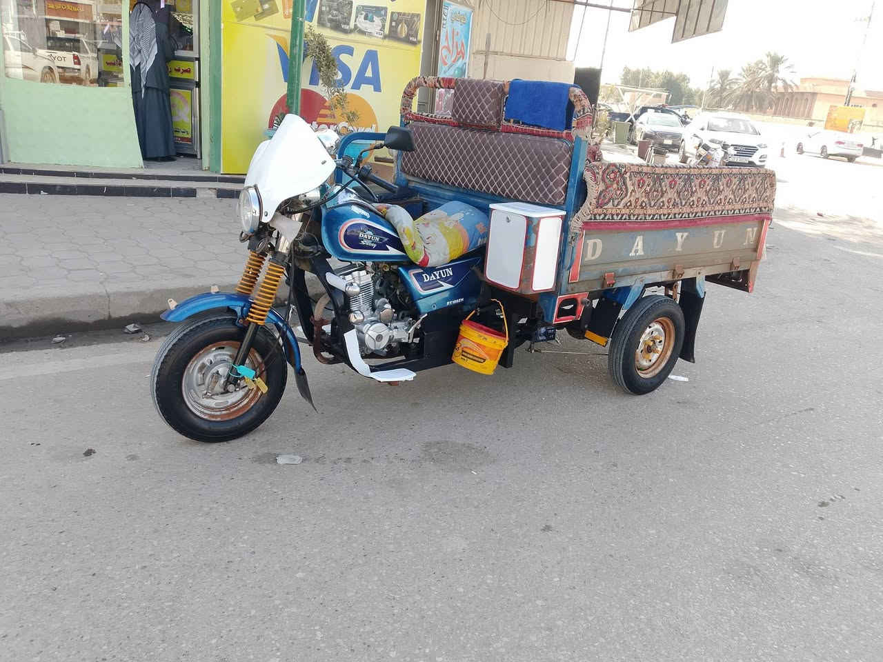 السلام عليكم ستوته موديل 21 رقم وسنويه  مكفوله 
دبلات جديد مكينه جديده باتري جديد بكلايتات جديد تغليف حديد كهربائيات كلها شغاله ستوته خير من الله احلى من الصوره وياها دعاميه وسبير           
المو شراي لا يضل يعامل عالخاص ما اجوب اتصال عالرقم ***********العنوان واسط قضاء الزبيديه
