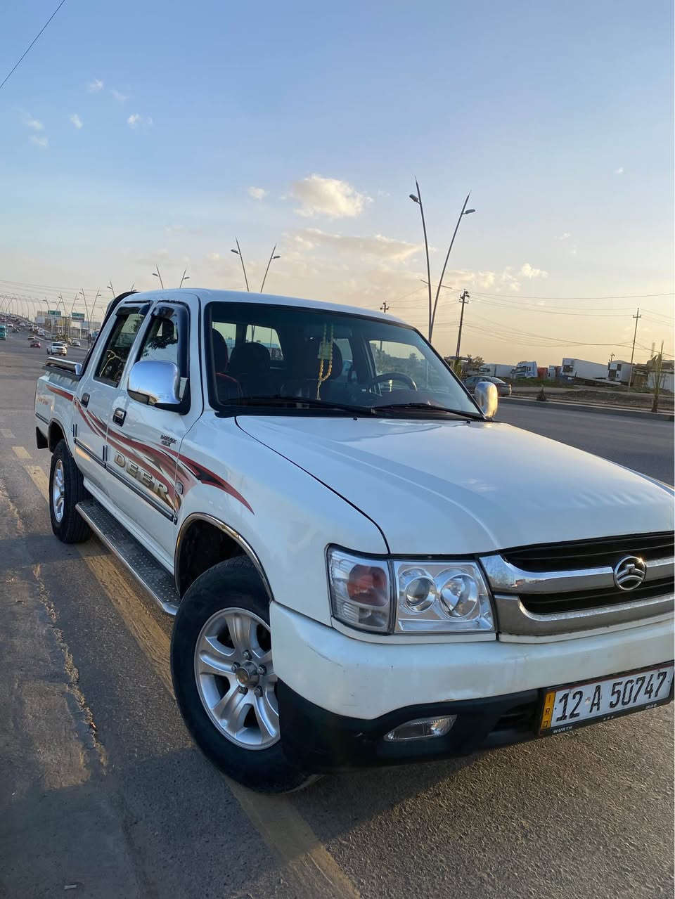 موديل 2012 
  128.km عداد مسافه
جهاز من كلشي مايحتاج اله صرف كلشي
رقم جديد وهزه جديده
تبريد خير من الله
محرك وكير وطخم بحاله جيده
كلين تاتيل بدون صبغ سياره 
شرط تحويل
سياره كلش نظيفه احلى من صور
السعر 92 وبيها مجال بسيط حق جيتك
للتواصل *********** موصل, نينوى
