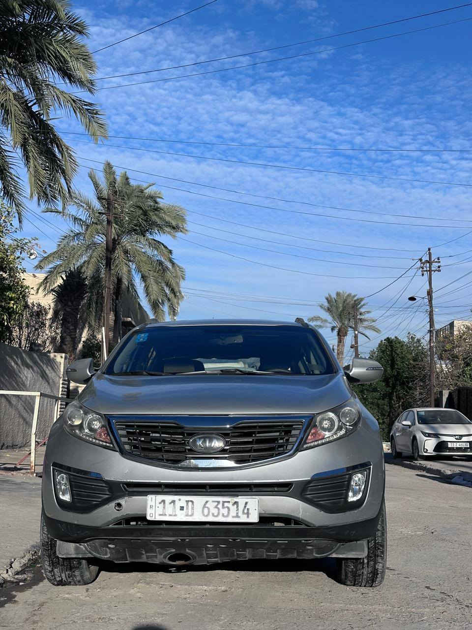 سبورتج موديل ٢٠١٢ للبيع السياره مكفوله من الصبغ والتبديل بيها بارد قليل بلجنطه مكان السياره بغداد السعر١٣٩ للاتصال***********
