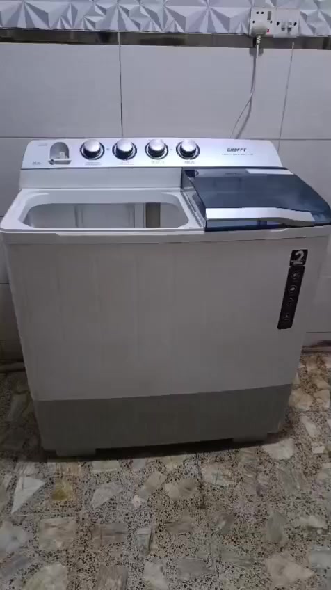 غسالة كرافت حجم كبير 18 كيلو شغالة تشتغل غسيل الملابس والنشاف نظيفة سعرها 95 ألف مكاني بغداد بالامين الثانية واكو توصيل وعالفحص


**إذا كنت صاحب هذا الإعلان وتريد حذفه لأي سبب، رجاءا أرسل رسالة إلى الدعم الفني**