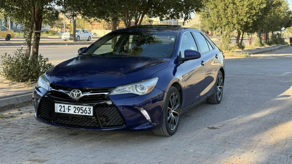 كامري ٢٠١٦
كامري امريكي فول مواصفات xse
مواصفات سلايت 
گير محرك كله مكفول 
كشن هيتر 
تبريد مركزي
جلد وكشن كهرباء 
لايت led 
شاشه جبيره 
ويل ١٨
تخم تاير جديد 
ماشيه ٩٤ ميل 
رقم وسنوية كلة جديد 
حادثها بنيد مصبوغ وجاملغ سكن مبدل بلاد بدوان دواخل 
ايرباك فقط استيرن ومرجع سستم 
عنوان سياره خانقين 
سعر 153 ورقه وبي مجال قليل 
***********
