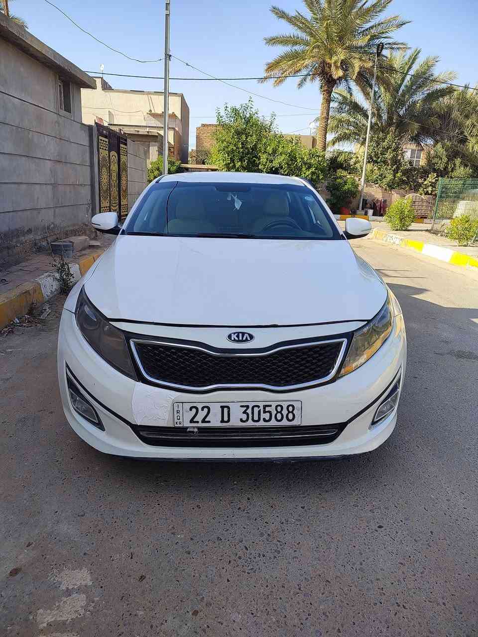 سلام عليكم بيع مستعجل  اوبتما 2014خليجي محرك 2400دوش بصمه تشغيل فول مواصفات عدا بنوراما رقم جديد نكلزي سنوي ل28 تريد تحويل تريد وكاله اني حاضر سياره متجايه تجوه خفيفه أبيعك صبغ عام لغود شواصي مكفولات محرك كير تبريد حداديه مكفولات شرط الفحص السعر 87وبيها مجال مكان سياره كربلاء طويريج اتصال على رقم ***********
