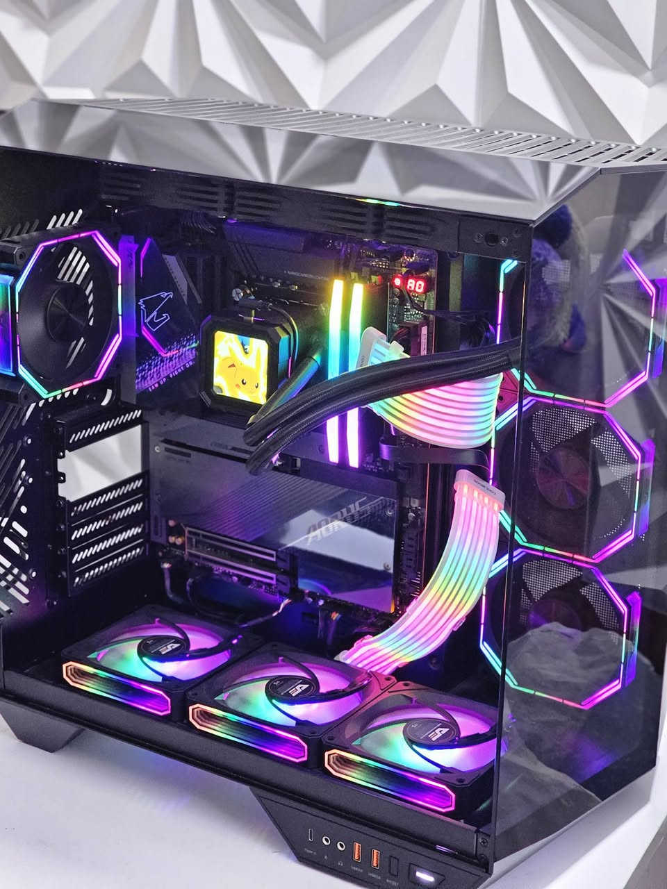 بدون كارت شاشة مليونين 
I7_14700KF
z790 aorus master d5
Ram 32gb corsair vengeance pro 6400mhz 
cpu cooler darkflash df360s 3fan rgb lcd 
m.2 nvme 1tb acer predetor 7000 gen 4
psu 1000 watt segotep gen5  plus 80+ gold
Case darkflash dy470 7fan rgb
cable extension coolman 
واسال ع قطع اذا متعرف بالقطع وباسعارهن ارجوك لاتسعر وتكول غالية من يمك هذا سوك  كدامك وهاي  البراندات كاتبهن ابحث عن اسعارهن


**إذا كنت صاحب هذا الإعلان وتريد حذفه لأي سبب، رجاءا أرسل رسالة إلى الدعم الفني**