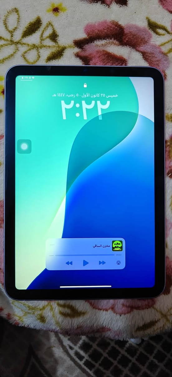 السلام عليكم ايباد مني 6 للبيع السعر 400 وبي مجال ***********
