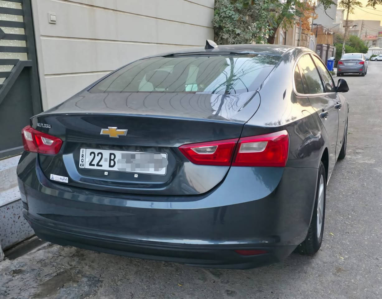 ماليبو LS 2021 للبيع سعر 115$
ماليبو LS موديل 2021 للبيع
-ماشي 104 كيلو متر
- محرك 1500 تيربو اقتصادي
- كير أوتوماتيك
- دفع أمامي
- تشغيل بصمة ودخول ذكي
- كامرة خلفية
- شاشة مع بلوتوث وتحكم من ستيرن
- مثبت سرعة
- السيارة اقتصادية جداً
-عليها ادامة كاملة - السيارة جاهزة

-- بونيت وجاملغ جهة سائق مبدل تجاري

مكان السيارة كركوك 
للاستفسار تعليقات أو الاتصال على الرقم
***********
