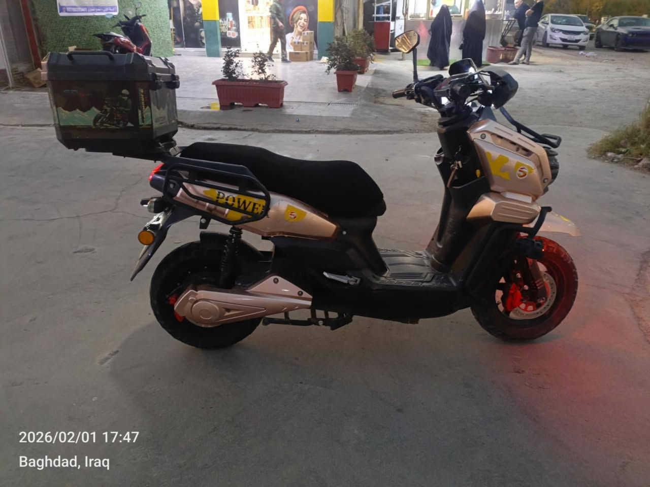 ا
السلام عليكم 
دراجه شحن اباتشي 2024 
6 بطاريات 
استعمال 8 اشهر 
بيها ضربه بسيطه موجوده بلصور
🟩السعر 950 الف قفل 🟩
لين جديدها هسه بمليون و500
للاستفسار مراسلة الصفحه
او علواتساب على هذا الرقم ***********
