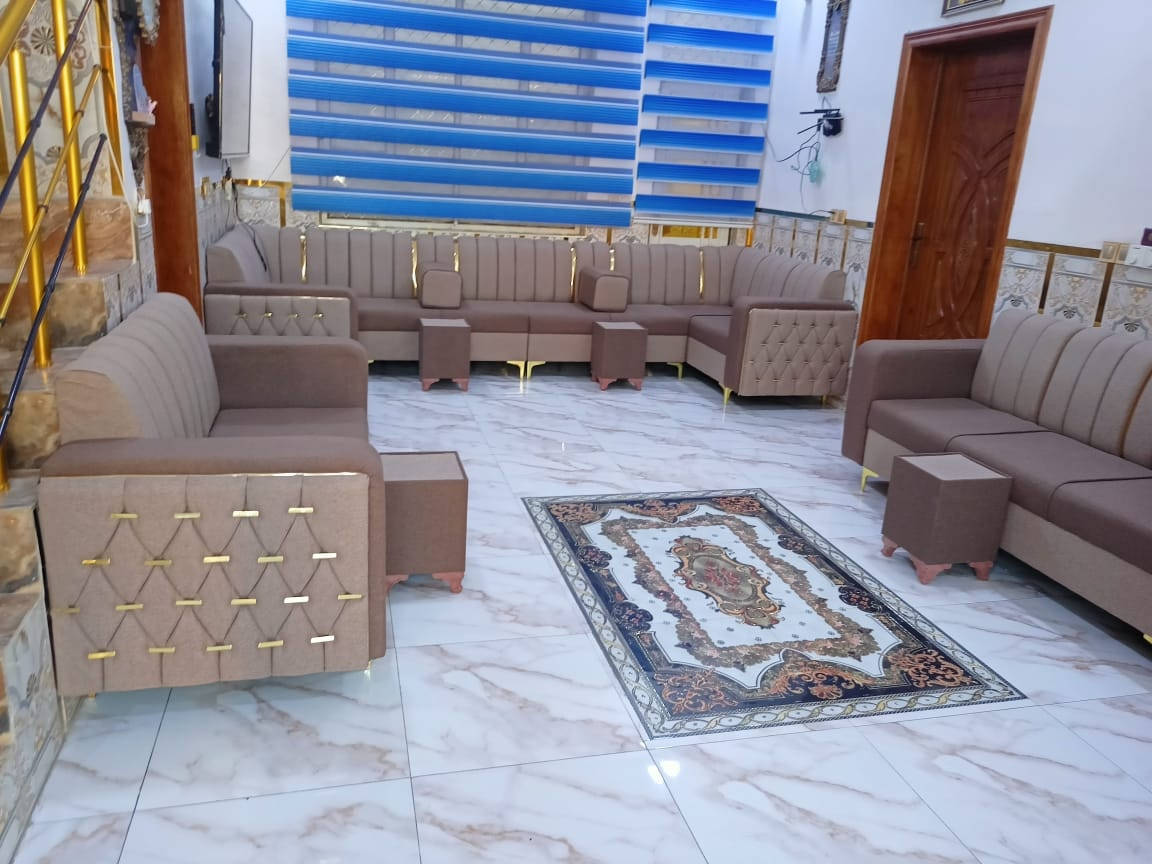 يقدم لكم معمل ومعرض الضامن للتخم والديوان احدث تصاميم المودرن الحديث معه ضمان وجدوت العمل سارع بختيار تصميمك الخاص والتنفيذ علينه 
معه ضمان العمل لمدت 5سنوات 
للتواصل يرجا مراسلتنا واتساب علا القام التاليه 
***********
*********** 
السماوه منطقت ال36 شارع السيد مقابل بيتزا النوار
