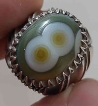 خاتم سليماني اخضر صياغة جوكي ثقيلة بغداد 07707767044