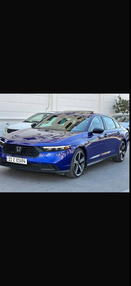 للبيع فقط
هوندا اكورد هايبرد
السعر  169 
الموديل :2023.
سبورت فول مواصفات 
 الموقع: بغداد – حي الجامعة
⏱️ المسافة المقطوعة: فقط 16000 الف ميل 

⚙️ الفئة: Sport – فول مواصفات
 الحالة: ممتازة جدًا، استخدام خفيف ونظيف من الداخل والخارج
 المواصفات البارزة:
محرك قوي واقتصادي
tشاشة وسطية لمس حديثة
نظام تشغيل ذكي (زر تشغيل – بصمة)
كاميرات 360° وحساسات أمامية وخلفية
فتحة سقف – جناح خلفي رياضي
 السعر المطلوب: 169  بيها مجال بسيط
 للتواصل:
***********او ***********
