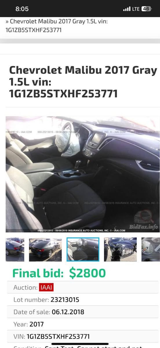 سلام عليكم ماليبو 2017 حداث مرفق الصور البيع سعر 93وبيها مجال حك الجيه  او مراوس حسب القناعه عووان بغداد ابو تشير رقم بسمي تحويل ثاني يوم ***********
