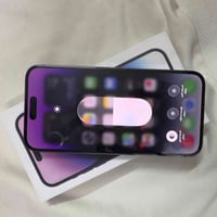 ايفون 14 برو ماكس مساحه 256  بطاريه 91🔋  مستبدل بطاريه من غير جهاز يعن...