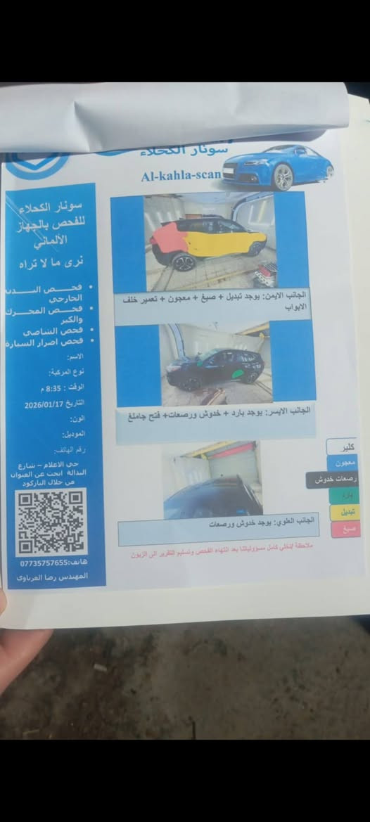 السلام عليكم عندي توسان 21 امريكي بيه 6 قطع  بنيد وقبق جنطه ع كد شبر ومصبوغ توحيد لون بدون ايرباك وتكم وقماره اريد بسورنتو مراوسس كير ومحرك كفالةة
***********
