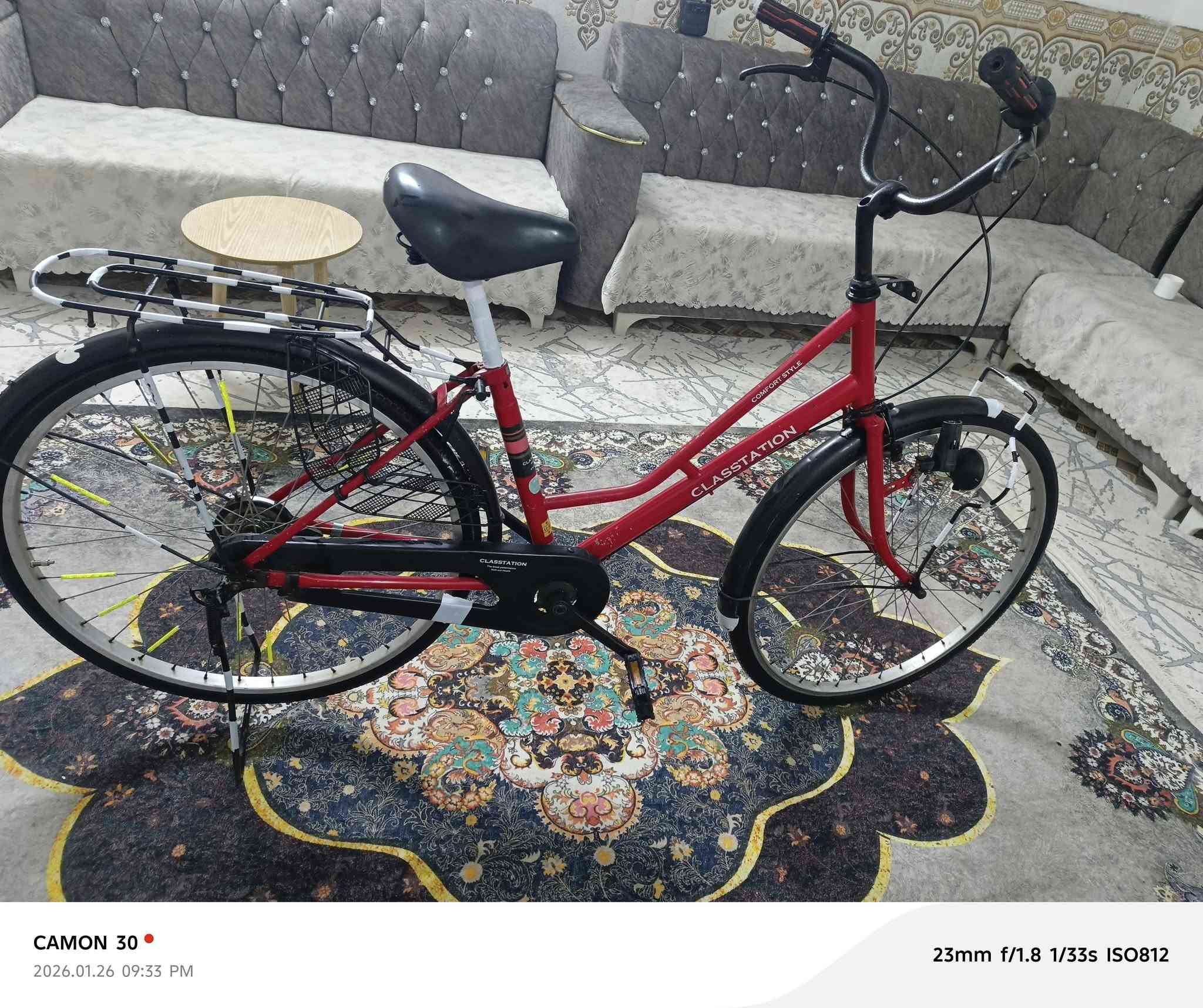 باسكل بطه 2018 حجم 26 نضيف سعر 95 وبيه مجال المكان نجف الاشرف حي النصر الاستفسار توصل مع هاذه الرقم ***********
