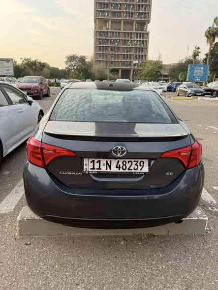 السلام عليكم
للبيع كورلا (SE) موديل 2019 ورارد امريكي حادث بسيط بدون ايرباك رقم بغداد انكليزي الجديد ماشية 72 الف 
المواصفات
1- بصمة
2- فتحت سقف
3- ويل كب كروم قياس 17 رياضي
4- كشنات جلد ومخمل
5-ليت زنون
6- رادار امامي
7- هيتر بالمرايه الجانبية
8- شاشة وكامرة خلفية
9- شاشة اعطال وسط الدشبول
10-اربعة دسك امامي خلفي
مكان السيارة بغداد 
اي استفسار الاتصال ***********
