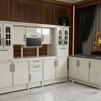 كاونتر ألمنيوم تزكام • مترين ونص • سنك مرمر ١.٥م