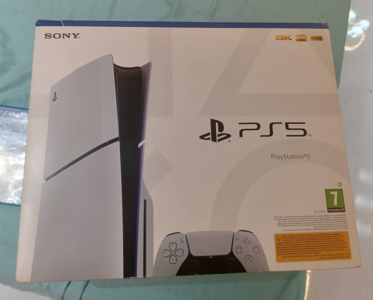 السلام عليكم ورحمه الله وبركاته
Playstation5slim
Memory 1tera
بلي فايف سلم
ذاكرة 1تيرا
جهاز نظيف
مابي اي خلل ولامفتوح
غراض كاملة الموجودة كدامك 
السعر مارح اغني
725الف
وتدللون
***********
