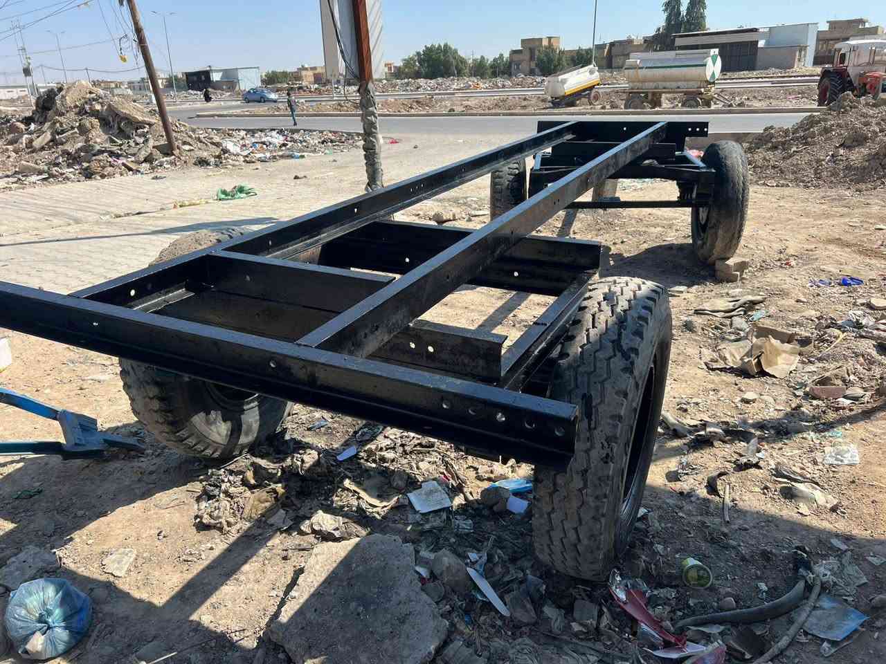 سلام عليكم للبيع شاصي الطول 5000 والعرض 80 شاصي تخم تاير ومكاني بغداد الشعله اتصل على الرقم وبيك خير *********** 👉 ويوجد توصيل لجميع المحافظات
