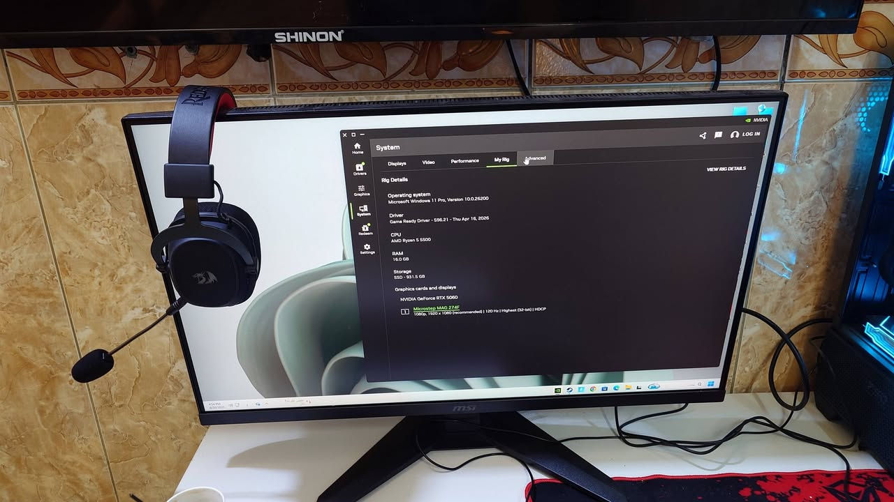pc games
معالج 
Ryzen 5 5500
مساحه التخزين
SSD 1TB
رام 
16g
مذر بورد 
GIGABYTE-M/B B450M K 2.0
كارت الشاشة 
NVIDIA GeForce RTX 5060
بورسبلاي
DarkFlash AT750W (Bronze brand)
مبرد 
AIR COOLER BLACK SAMA ΚΑ4001
شاشة 
msi حجم 27
ماوس
G3360
سماعة 
REDRAGON ZEUS 
-----------------
مستخدمه شهرين فقط 
كل القطع بعدها بضمان الشركة 

سعرها 1600

عنوان البياع 

رقم الهاتف 
***********
