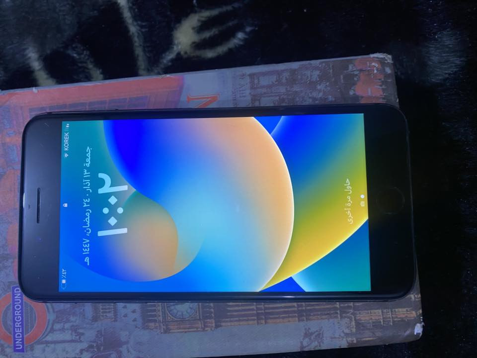 سلام عليكم للبيع ايفون ايت بلاس ذاكره64بطاريه 73جهاز ما مفتوح خلاص فقط الظهر مفطور الباقي كله كفاله سعره90 وبي مجال بسيط ويرهم مراوس 
مكاني اللطيفيه
***********
***********
