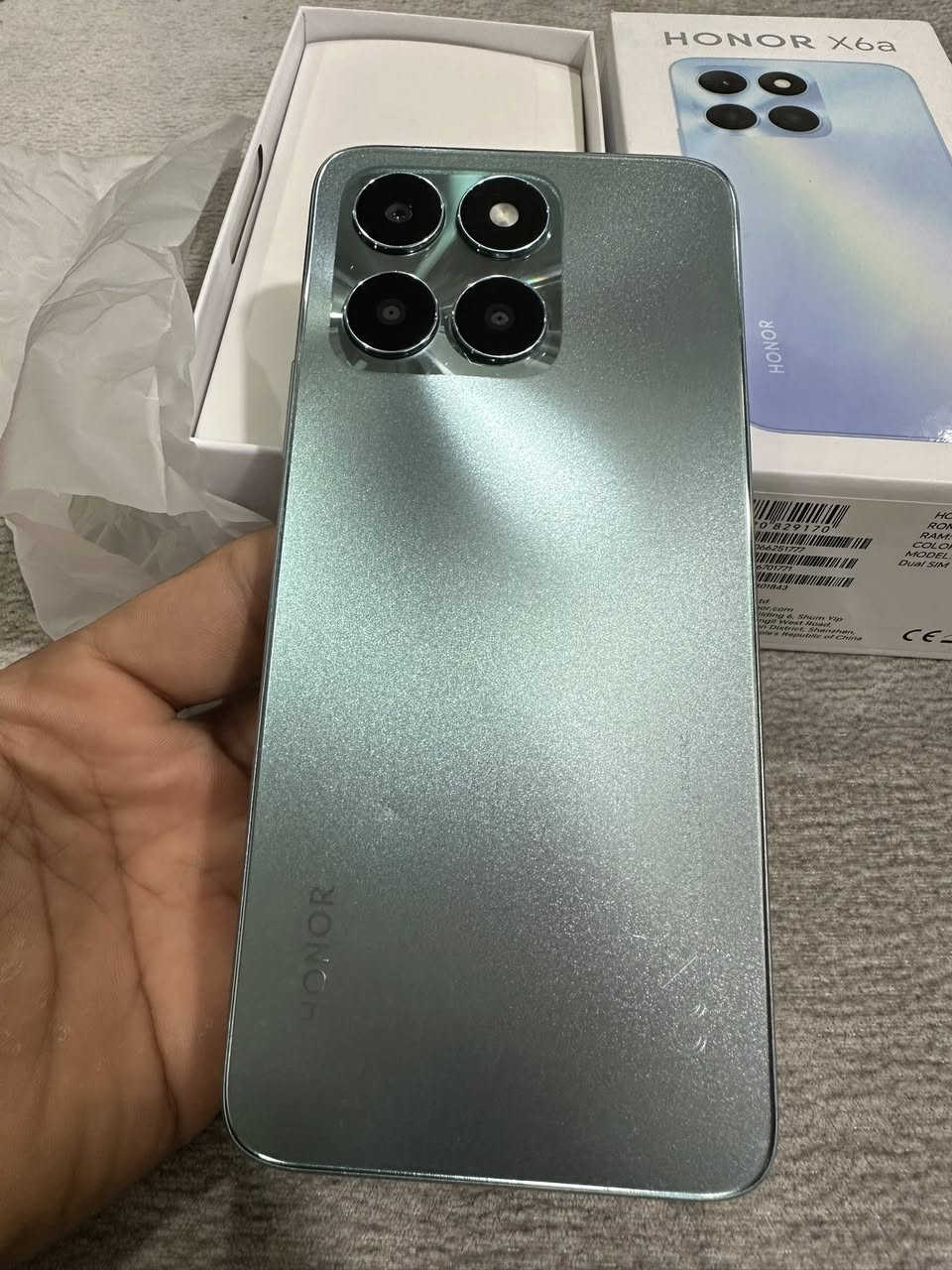 إسلام عليكم HONORx6a

للبيع الجهاز نضيف جداً استخدام شهرين

كامل ملحقاتة الذاكرة 128(6)Gb السعر 120 وبي مجال بسيط لشراي العنوان :بغداد الأمين الثانية شارع 20 

الرقم ***********
