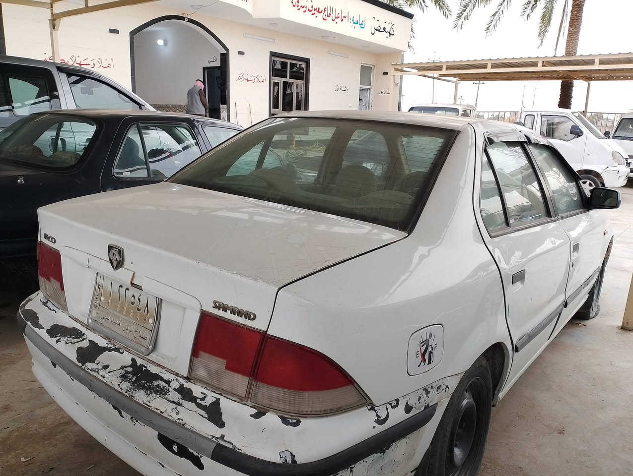 للبيع سمند 2011كير ومحرك كورلا 
صدر امامي خلفي جديد سنويه لل28 محرك وكير خير من الله بدون صبغ بيها جاملغ أمامي صبغ فقط داخل جديد مكان السياره صلاح الدين بلد السعر 30وبيها مجال قليل +***********
