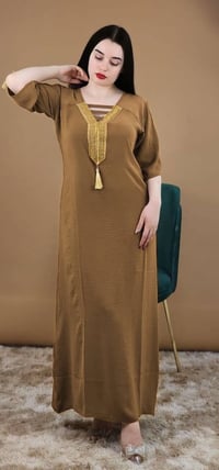 دشداشة طويلة • قماش لنن إيطالي • مقاسات L XL XXL