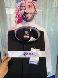 دشداشه رجالي • اسود • خليه نحل