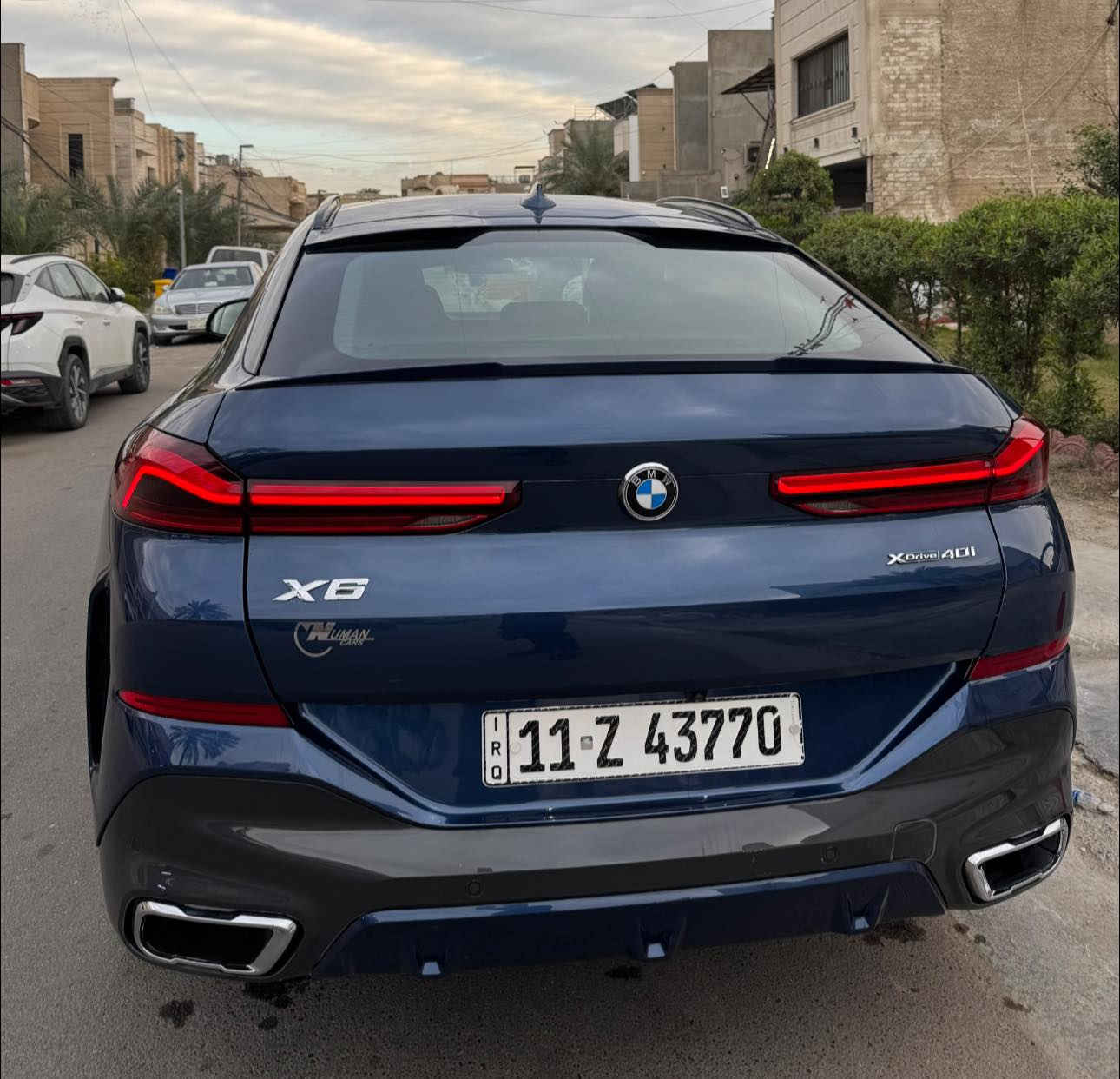 BMW X6 40i  Tun turbo
خليجي وكالة العروش 
ماشية19 الف KM
موديل : 2022
خليجي وكالة العروش مكفول كفالة عامة
رقم بغدادوتحويل مباشر   

لون مميز الارغب بال BMW لون بيبسي
مواصفات السيارة
بنوراما 
حساسات
رادارات
انضمات قيادة بيها ( sport - sport plus - comfort - comfort plus - eco - eco pro)
لايتات ليزر
 بردات
داخل احمر بلادي
انارات داخلية متعدد الالوان
كير كرستال
كشنات جلد و كهربائي و تدفئة و ميموري 
 رادار امامي سياقه ذاتيه 
شاشات خلفيه
 داتاشو عرض على الجامه الاماميه
خمس كامرات
 قماره روز
 شاحن وايرليس 
بصمه تاب

مغلف ppfه

مكان السيارة: بغداد شارع فلسطين

رقم صاحب السيارة 
***********
