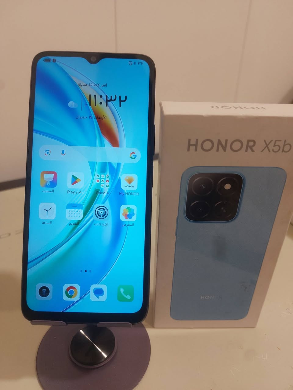 مستعمل أخو الجديد 📱
🔹 الموديل: HONOR X5b
🔹 المعالج: MediaTek Helio G36
🔹 الرام: 4GB + رام افتراضي
🔹 الذاكرة: 64GB
🔹 الشاشة: 6.56 إنج HD+ بتردد 90Hz
🔹 الكاميرا الخلفية: 13MP
🔹 الكاميرا الأمامية: 5MP
🔹 البطارية: 5200mAh تدوم يوم كامل وأكثر
🔹 النظام: MagicOS 8.0
✅ الجهاز نظيف جداً (أخو الجديد)
✅ بطارية ممتازة وأداء سلس للاستخدام اليومي
✅ مناسب للتواصل، التصفح، مشاهدة الفيديوهات والتطبي
قات اليومية
💰 السعر: 130,000 دينار فقط
🚚 يوجد توصيل إلى كافة محافظات العراق
📞 للاستفسار والطلب: ***********
#مركز_حمودي_للهواتف_الذكية #بيع_وشراء_الموبايلات #توصيل_كافة_المحافظات
