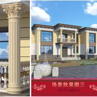 قوالب أعمدة رومانيه • ٤م • قطر ٣٥سم