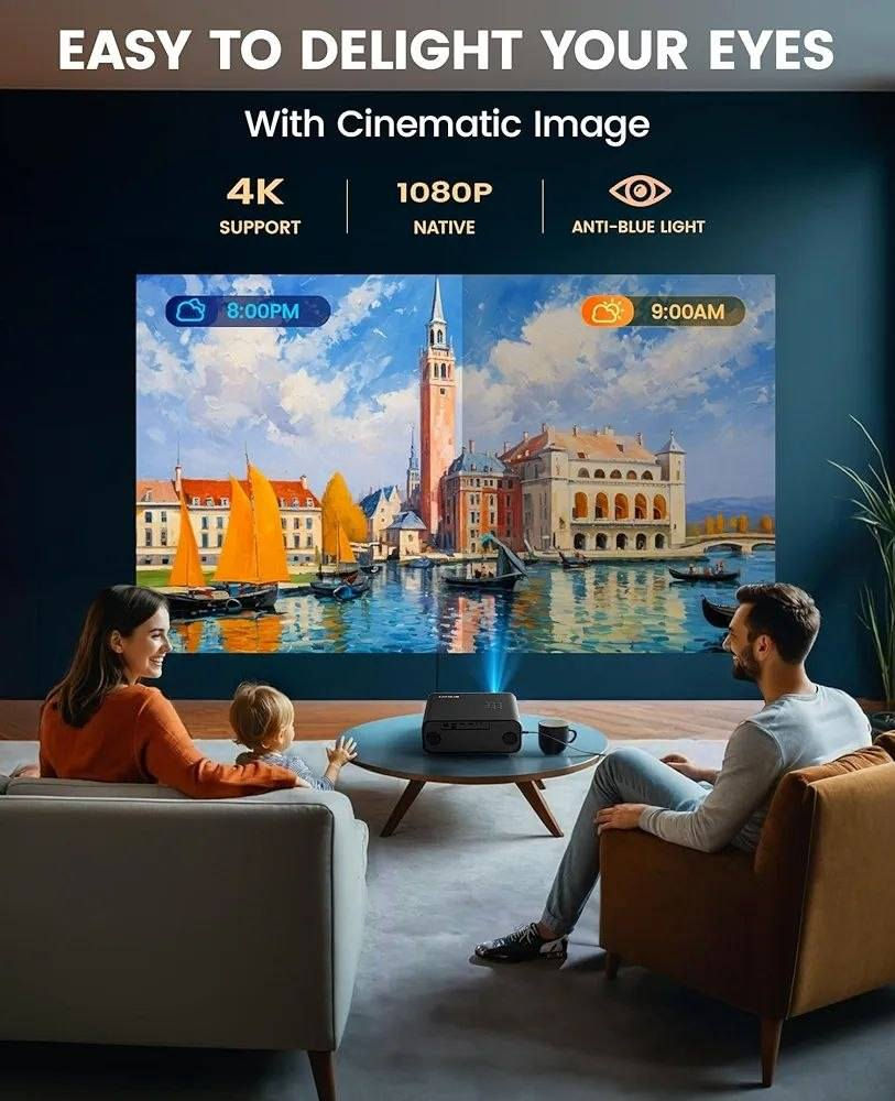 بروجكتر WiMiUS P62 الذكي (الإصدار الأصلي) 📽️✨
جهاز سينمائي متكامل لعشاق الأفلام، الألعاب، والمباريات بوضوح عالي وميزات ذكية جداً.
​أهم المواصفات والمميزات: 🚀
​الدقة: وضوح أصلي Full HD 1080P مع دعم تشغيل 4K.
​ميزة الـ Auto Focus: تركيز تلقائي ذكي للصورة (تصفى الصورة وحدها بدون تعب).
​تصحيح الأبعاد (Auto Keystone): يضبط زوايا الصورة تلقائياً حتى لو كان الجهاز مائل.
​السطوع: إضاءة قوية جداً وألوان واقعية بفضل تقنية ANSI المتطورة.
​سرعة الاتصال: يدعم أحدث تقنيات WiFi 6 و Bluetooth 5.2 لربط الموبايل والسماعات بدون تأخير.
​الصوت: سماعات داخلية مدمجة بصوت نقي جداً.
​التوافق: يشتغل مع الـ iPhone، Android، البلايستيشن، والـ TV Stick.
​حالة ​الجهاز : جديد
​كامل مع ملحقاته والعلبة الأصلية.
​💰 السعر: [100 الف فقط ]
📍 المكان: [بغداد]
📞 للتواصل: عبر الخاص أو واتساب على ( *********** )
