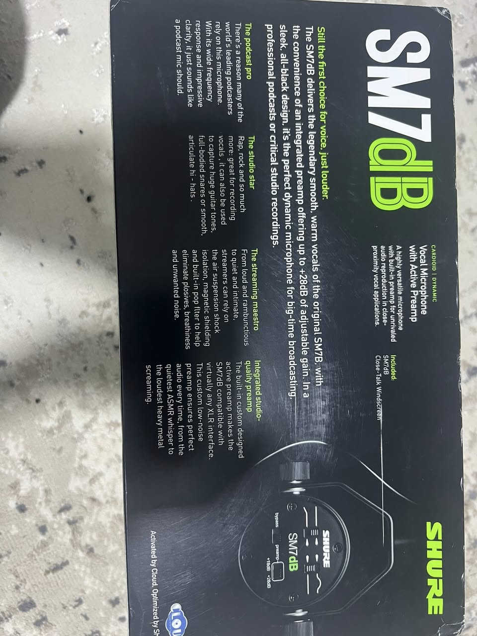 🔥 للبيع عدة صوت احترافية للبث والتسجيل 🔥
🎤 مايك Shure SM7dB الأصلي ركز ع كلمة الأصلي مع بار كود المايك تكدر تتئكد من الموقع مالتهم 
🎛️ مكسر Debra V4 Audio Mixer

عدة مثالية لـ:

- البث المباشر (Streaming)
- اليوتيوب والبودكاست
- التسجيل الصوتي الاحترافي
- الألعاب والتعليق

⭐ المايك من أشهر المايكات بالعالم، يعطي صوت نقي جداً ويعزل الضوضاء بشكل قوي.
⭐ المكسر يدعم USB + Phantom Power + تحكم كامل بالصوت.

📦 الحالة: نظيف جداً / استخدام خفيف

📍 الموقع: (كركوك)

📩 **للمهتمين التواصل خاص


**إذا كنت صاحب هذا الإعلان وتريد حذفه لأي سبب، رجاءا أرسل رسالة إلى الدعم الفني**