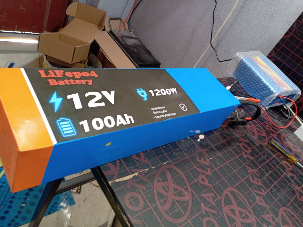 Lifepo4 battery🇮🇶🇮🇶
12.8v 100Ah

لاحد زبائننا هذه رابع بطاريه على التوالي يشتغلها يمنا 
كل الشكر و التقدير لزبائننا الواثقين من جوده العمل ❤️❤️

نفتخر بثقة زبائننا الكرام 🙏
والقادم أفضل بإذن الله ❤️

#بطاريات
#ليثيوم
#دراجات
#عاكسه


**إذا كنت صاحب هذا الإعلان وتريد حذفه لأي سبب، رجاءا أرسل رسالة إلى الدعم الفني**