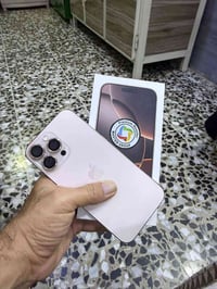 ١٦ برو ماكس ٢٥٦ بطاريه ٩١ جهاز جديد ومكفول من كل شي كامل ملحقات مكاني ...