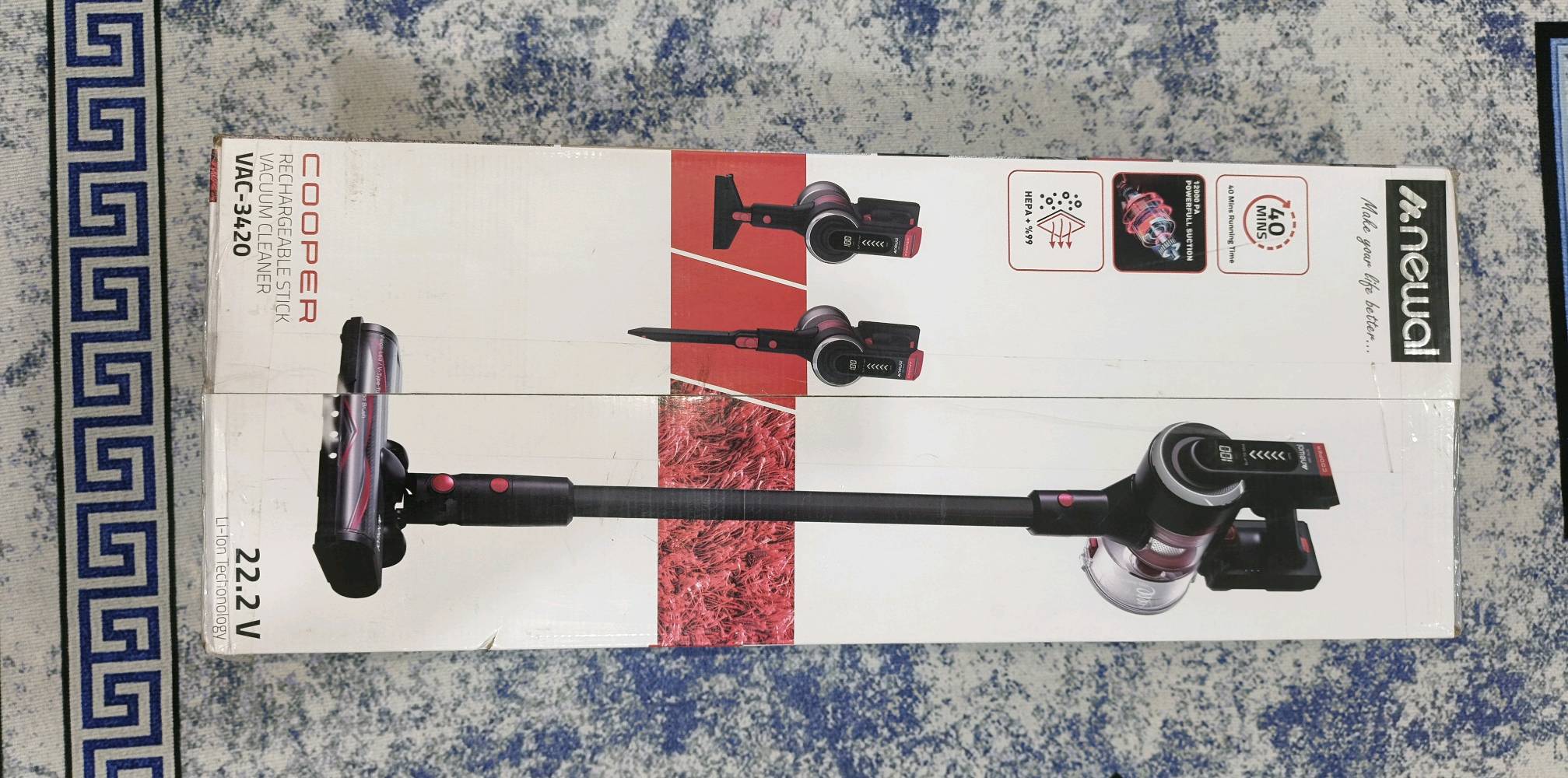 مكنسة شحن ثلاثة اشكال ماركة نوال محرك PA 12000 بقوة 150 واط 22.2 فولت  وشفط قوي
صندوق غبار كبير سهل التنظيف
نظام Cyclone Max: أداء ممتاز
فرشاة عالية الفعالية
مدة تشغيل تصل إلى 40 دقيقة
أنبوب تلسكوبي سهل الاستخدام
فلتر يحجز الغبار بنسبة تصل إلى 99%