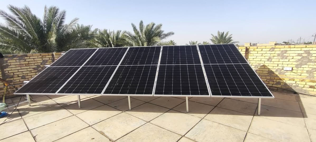 افضل حلول الطاقه (الطاقه النظيفه)
تم تجهيز وتشغيل منظومة طاقه شمسيه 10A شركة Deye
نهاري 10A ليلي 10A 
الفني :- اديب الكعبي 
هاتف :- ***********
المجهز :- مكتب الحسني للطاقه الشمسيه 
@علي الحسني
